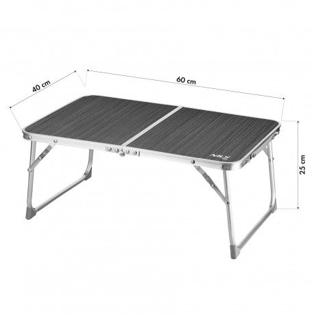 Masa joasa plaibila Nils Camp NC3402, Gri inchis