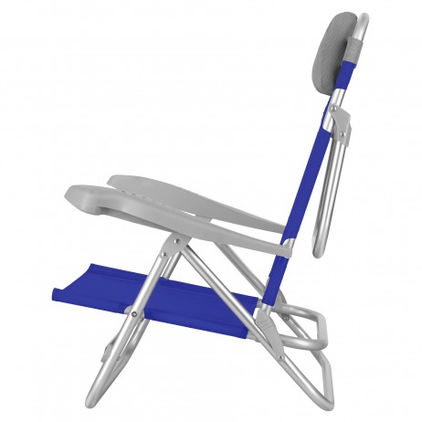 Scaun pliabil Nils Camp NC3502, Albastru-Gri