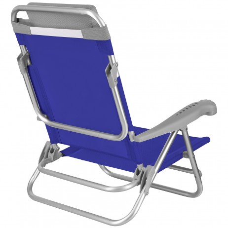 Scaun pliabil Nils Camp NC3502, Albastru-Gri