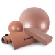 Set Yoga inSPORTline Mocha Mousse