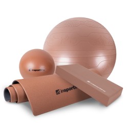 Set Yoga inSPORTline Mocha Mousse