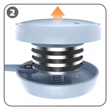 Cerc Hula Hoop cu greutate inSPORTline Flex 69 – 117.5 cm