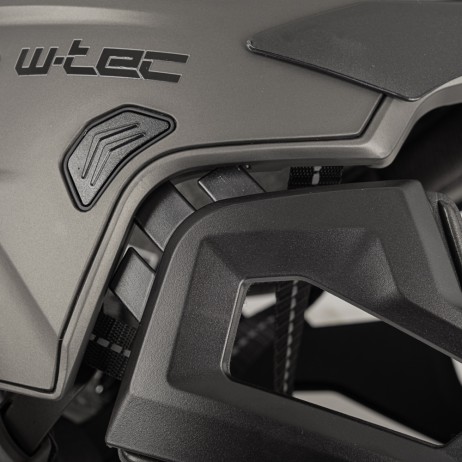 Casca Juniori Downhill W-TEC Estreito - Magic Matt Black