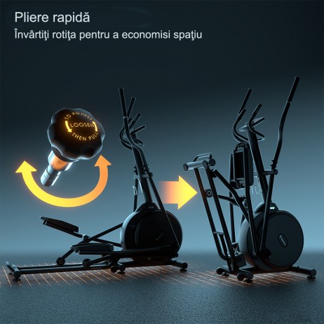 Bicicleta eliptica inSPORTline ZenStride 200