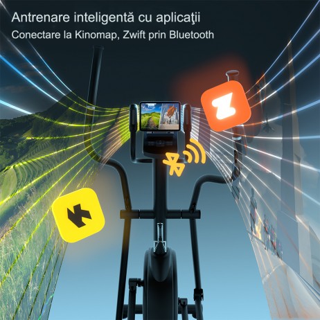 Bicicleta eliptica inSPORTline ZenStride 200