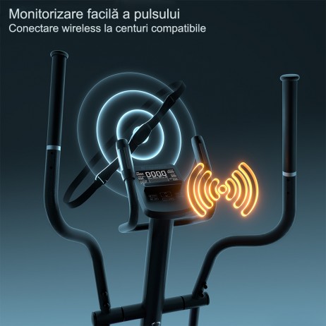 Bicicleta eliptica inSPORTline ZenStride 200