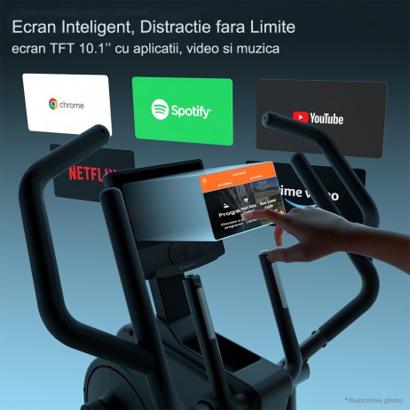 Bicicleta eliptica inSPORTline ZenStride 1200