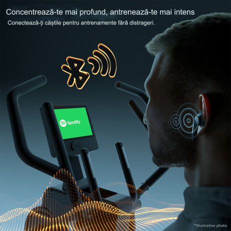 Bicicleta eliptica inSPORTline ZenStride 1200