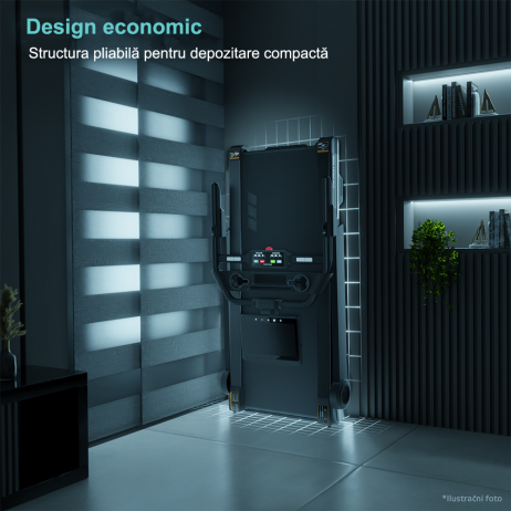 Banda de alergare inSPORTline ZenRun 120, 4CP, 150KG