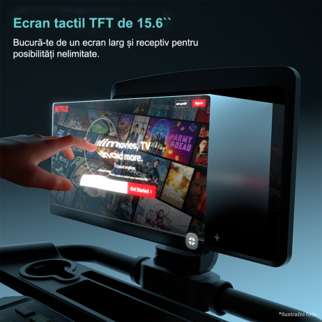 Banda de alergare inSPORTline ZenRun 120, 4CP, 150KG