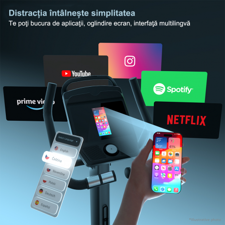 Bicicleta fitness inSPORTline ZenBike 600