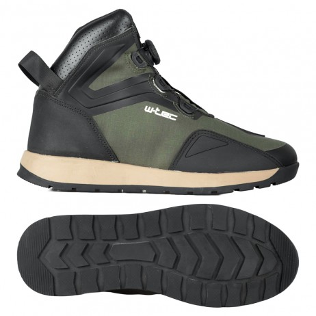 Ghete moto W-TEC Vigger - Verde