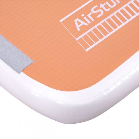 Saltea gimnastica gonflabila inSPORTline Airstunt 400 x 100 x 10 cm, Mocha Mousse