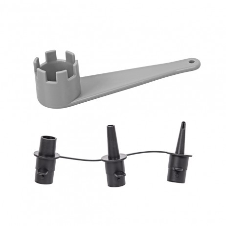 Saltea gimnastica gonflabila inSPORTline Airstunt 500 x 100 x 10 cm, Mocha Mousse