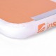 Saltea gimnastica gonflabila inSPORTline Airstunt 500 x 100 x 10 cm cu pompa electrica, Mocha Mousse