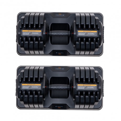 Set gantere reglabile inSPORTline DuraBell 2 x 5 – 41 kg