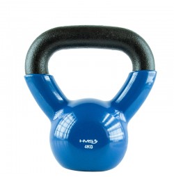 Gantera kettlebell HMS KNV 4 KG, Albastru