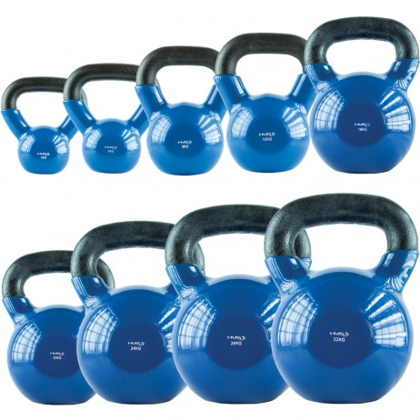 Gantera kettlebell HMS KNV 4 KG, Albastru