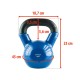 Gantera kettlebell HMS KNV 12 KG, Albastru