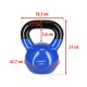 Gantera kettlebell HMS KNV 10 KG, Albastru