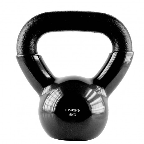 Gantera kettlebell HMS KNV 4 KG, Negru