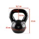 Gantera kettlebell HMS KNV 12 KG, Negru