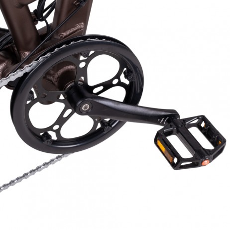 Bicicleta electrica pliabila inSPORTline ISL Baxom Lite 720Wh 20” - Deep Coffee