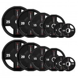 Set greutati olimpice HMS TPC 2 x 2.5 - 25 KG CPU - 155KG