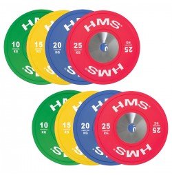Set discuri olimpice profi HMS TBR ( 8 BUC) BUMPER PLATES