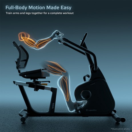 Bicicleta recumbent inSPORTline ZenSeat 100