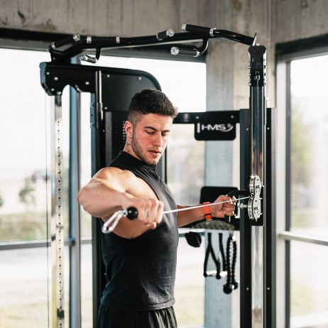 Aparat multifunctional HMS ARES PRO cu bara tractiuni si stiva greutati