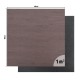 Covoraș de podea rezistent inSPORTline Luxteko plat 100 x 100 x 1,5 cm