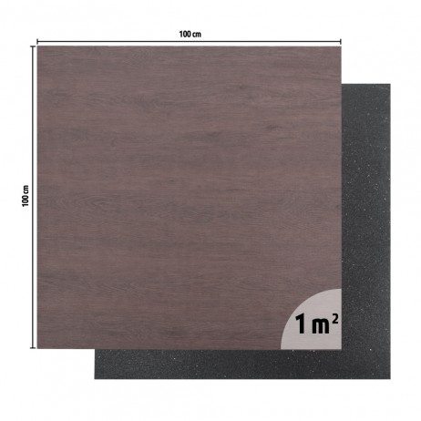 Covoraș de podea rezistent inSPORTline Luxteko plat 100 x 100 x 1,5 cm