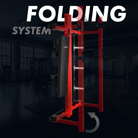 Aparat multifunctional POWER RACK HMS KLT34, Rosu