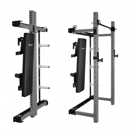 Aparat multifunctional pliabil POWER RACK HMS KLT34, Gri