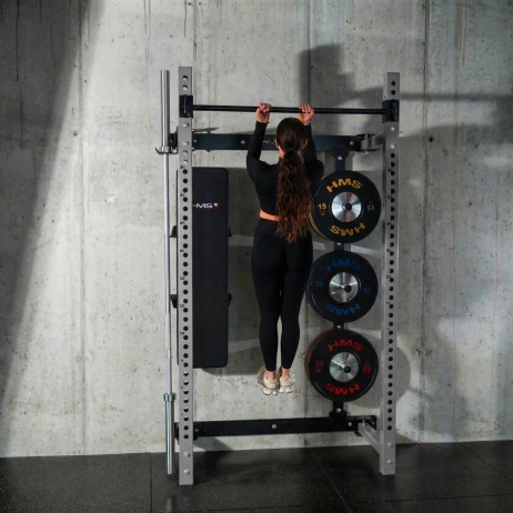 Aparat multifunctional pliabil POWER RACK HMS KLT34, Gri