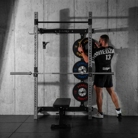 Aparat multifunctional pliabil POWER RACK HMS KLT34, Gri