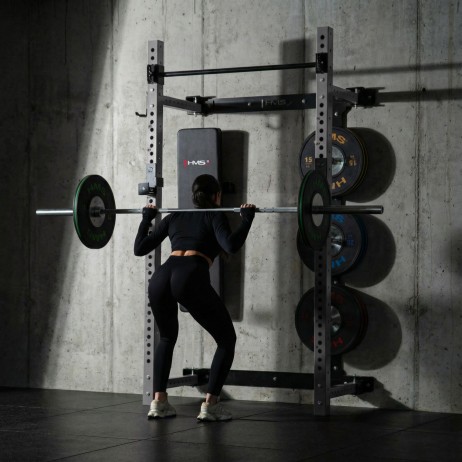 Aparat multifunctional pliabil POWER RACK HMS KLT34, Gri