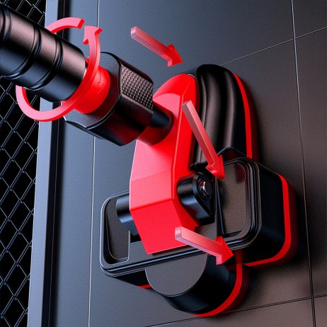 Bara tractiuni usa cu suport cvadruplu si contor HMS DD500, 77-95 cm