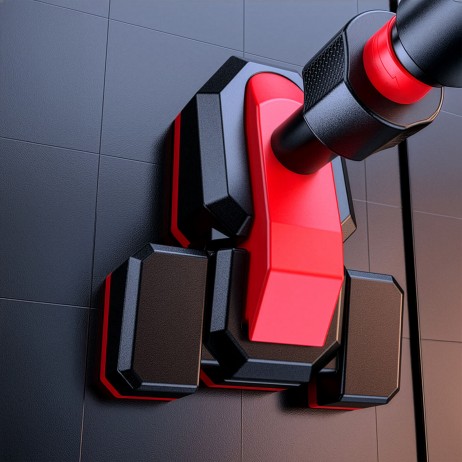 Bara tractiuni usa cu suport triplu HMS DD301, 100-120 cm