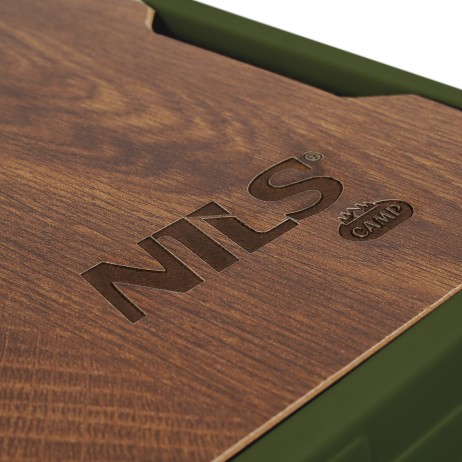 Cutie pliabila camping cu functie de masa 2in1 HMS NCB4007, Verde