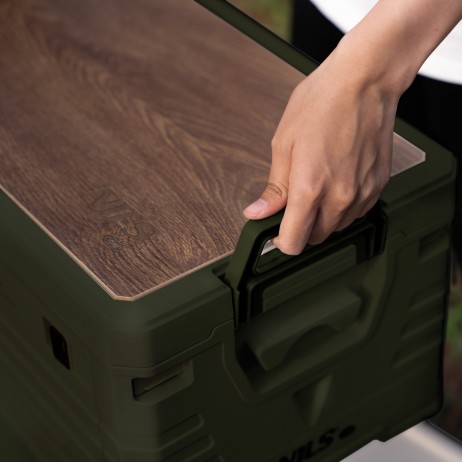 Cutie pliabila camping 2in1 HMS NCB4002, 50 l, Verde