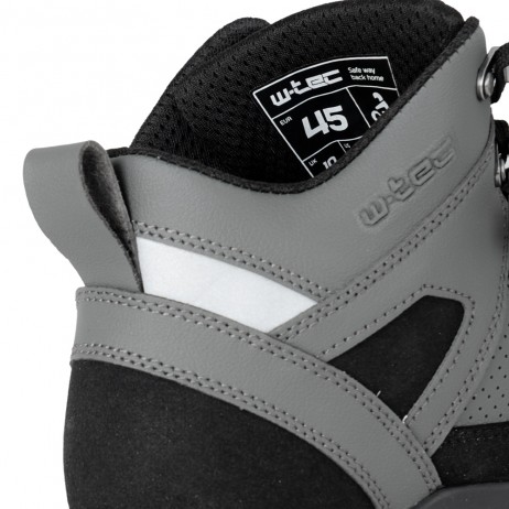Ghete de motocicletă W-TEC Milwook – Gri-Negru