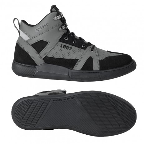 Ghete de motocicletă W-TEC Milwook – Gri-Negru