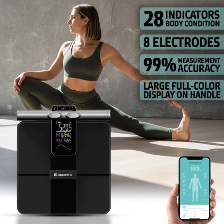 Cântar inteligent inSPORTline Syncale 200