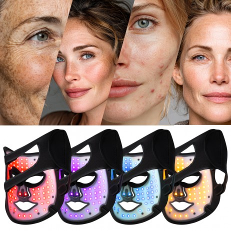 Mască facială LED pentru terapie cu lumină infraroșie inSPORTline Radora