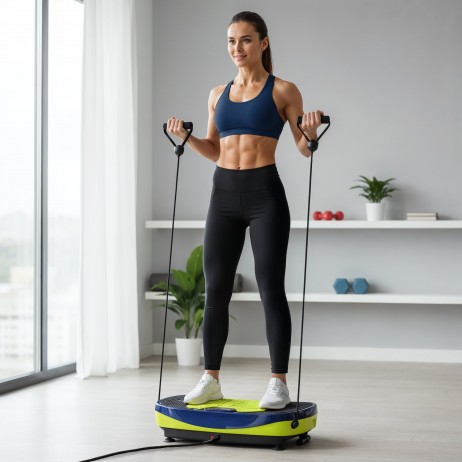 Platforma vibromasaj HMS SVP11 DUAL MOTOR cu saltea 3D