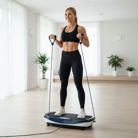 Platforma vibromasaj HMS SVP13 DUAL MOTOR cu saltea 3D