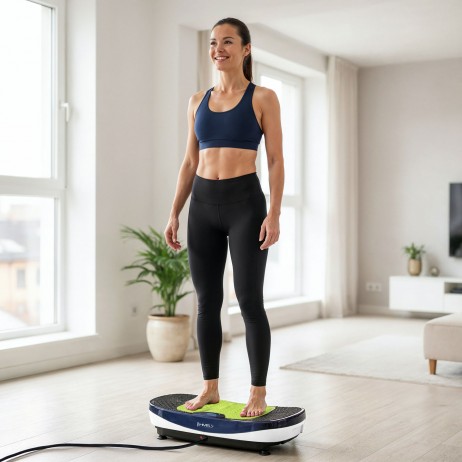 Platforma vibromasaj HMS SVP13 DUAL MOTOR cu saltea 3D