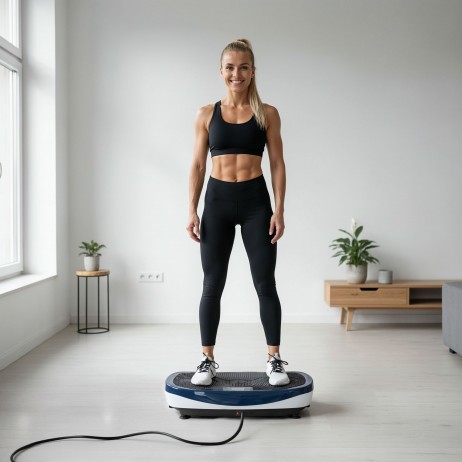 Platforma vibromasaj HMS SVP13 DUAL MOTOR cu saltea 3D